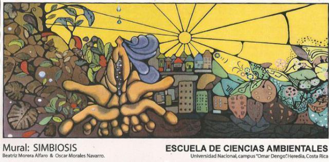 Mural forest simbiosis